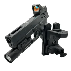 funda tactica para pistola [glock 17 y 18] fabricada en polimero carbono PA6-CF por viking layer forge