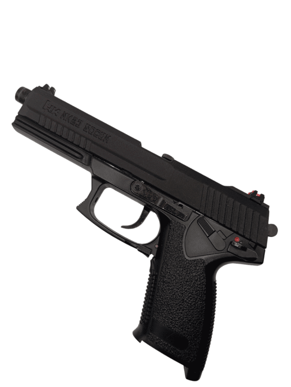 Corredera H&K MK23 SOCOM - Tokyo Marui y Saigo Defense STTI en Polímero Reforzado con Fibra de Carbono - Alzas en Fibra Óptica - Imagen 6