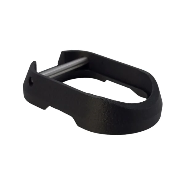 Détail de l'ancrage inférieur et goupille de fixation pour magwell de grip Hi-Capa