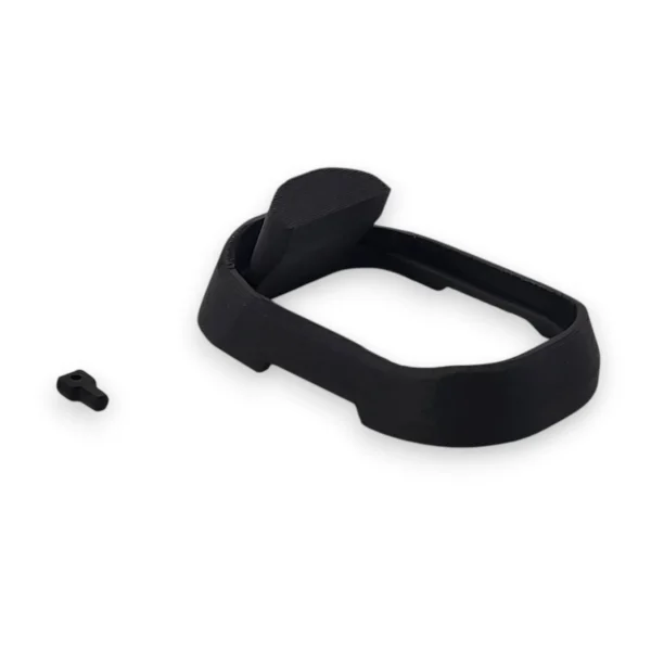 Magwell noir en nylon et carbone pour Glock 45 VFC.