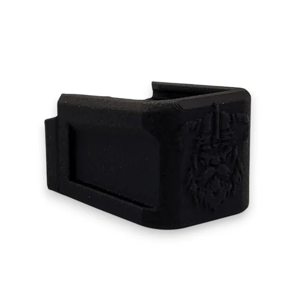 Vista en perspectiva superior de la base de cargador táctica para Glock GBB