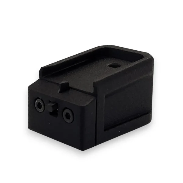 Vista isométrica de la base de cargador de polímero para Tokyo Marui Hi-Capa GBB